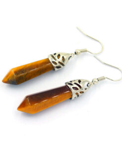 Heksagoon kõrvarõngad tiigrisilm