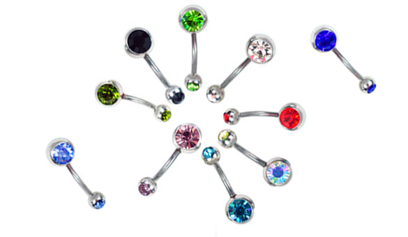 Crystal ball Navel jewellery – Minervashop.eu