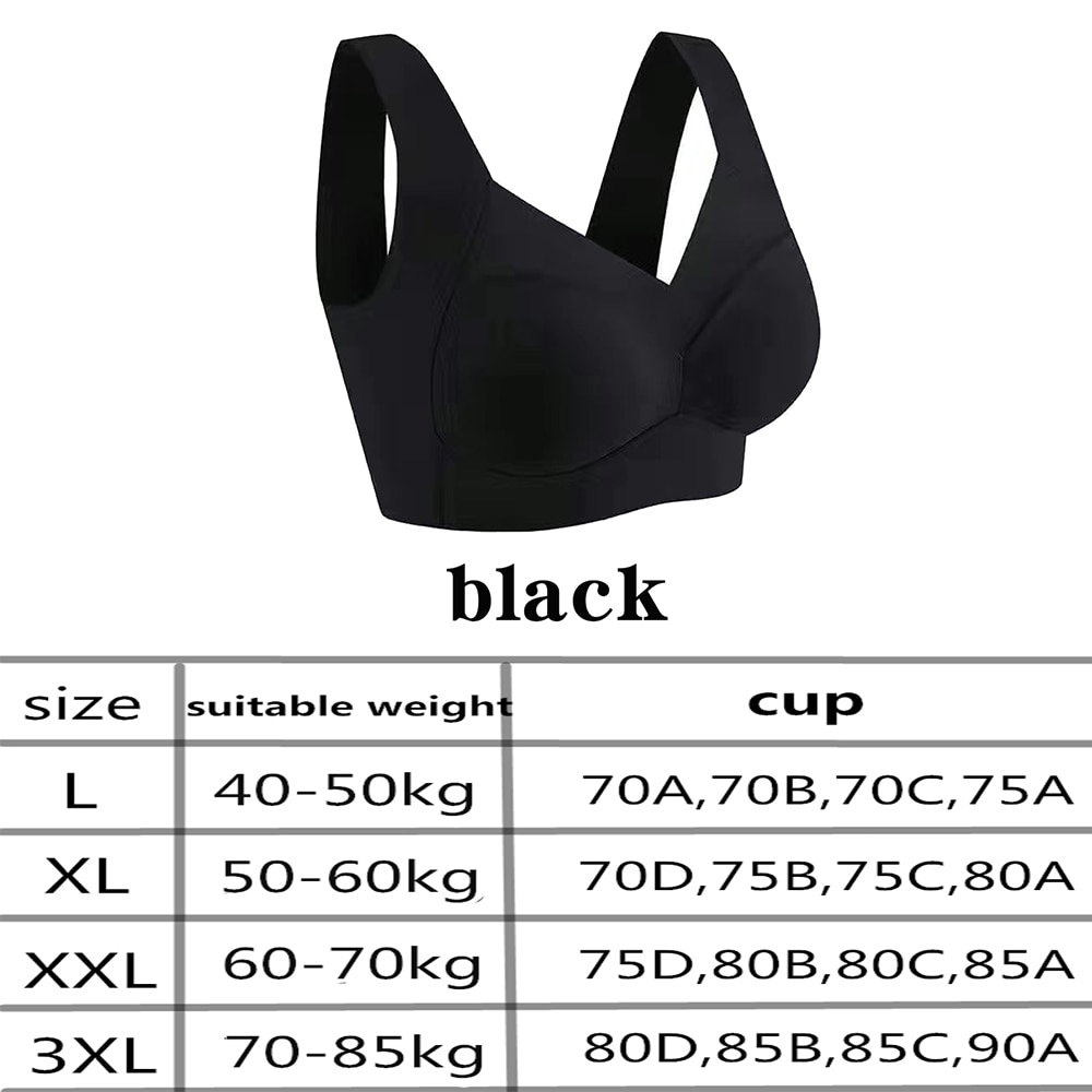 Black seamless bra –