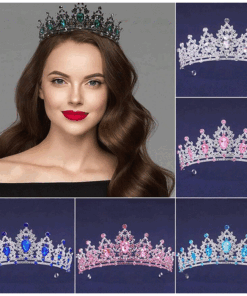 Kristallidega tiaara