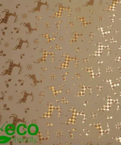 Beež läikivate hirvedega paber 2604 - 40cm x 1m