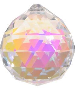 Feng-Shui Crystal Sphere dark pearl AAA Quality 4 cm