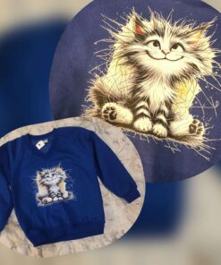 Sinine kassi pildiga pusa