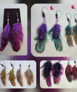 Sulgedega granaat kiviga pikad kõrvarõngad