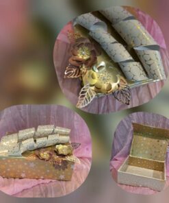 Golden stars gift box