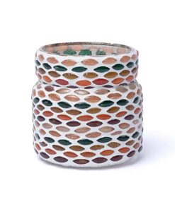 Mosaic candla glass