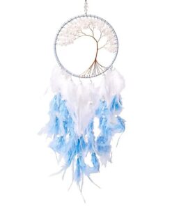 Dreamcatcher Tree of Life white jade<br>