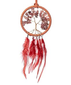 Dreamcatcher Tree of Life strawberry quartz<br>