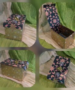 Golden stars gift box