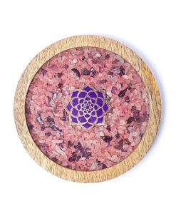 Ametüst/roosa kvarts alus Lootos