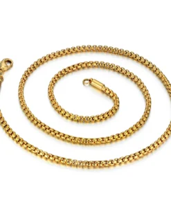 18K Kullatud rull-kett 3 mm