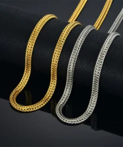 Hõbedane Snake link kaelakett 6 mm