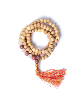 Tulsi mala with stone beads