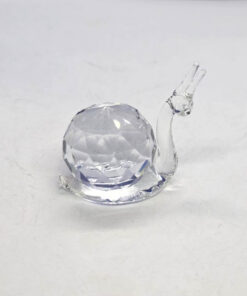 Crystal glass snail