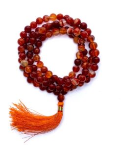 8 mm beads silk tassel Mala 108 beads