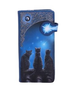 Sinine rahakott kassidega