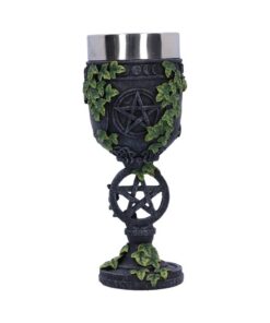 Aged Wiccan Pentagram Goblet