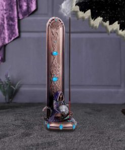 Triple Moon Goddess Bronze Incense Burner<br>