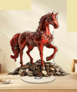 Akrüül pilt keerleval alusel Tulihobune müntidel