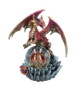 Ruby Oracle Red Dragon Fortune Seer Figurine