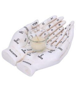 Hiromandi küünlaalus kätega