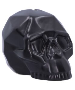 Geometric Black Skull Money Box