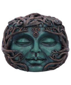 Tree Spirit Head Treasure Box 13cm<br>