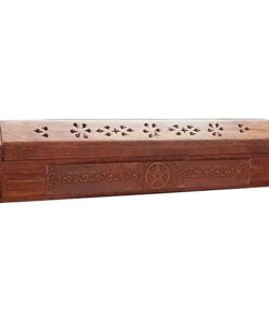 Pentagrammiga puidust viirukikarp