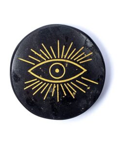 Kivist plaat graveeritud kuldse mustriga