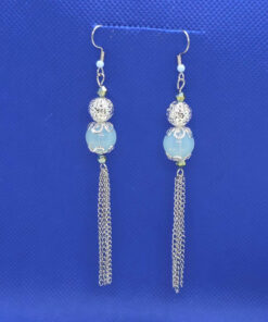 Opalith chains long earrings
