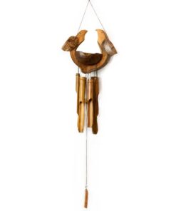 Bamboo Windchime - Natural finish - Husband & Wife<br>