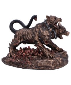 Cerberus the Three Headed Hound of Hades Bronze Figurine<br/>