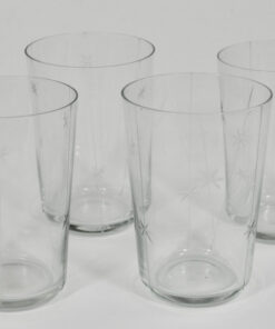 Star engraving drinking glass