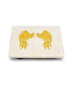 Incense burner angel wings sandstone