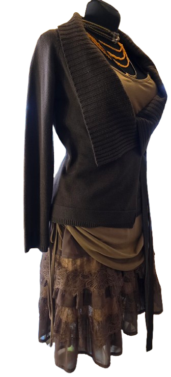 pruun kardigan 12