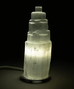 Seleniit kaskaad kristall lamp